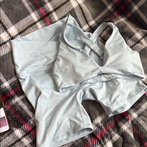 ILUS Light Blue Women's Activewear Set S